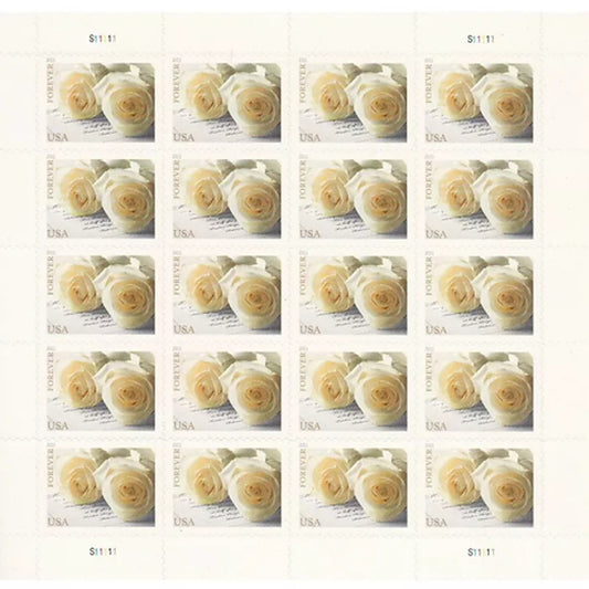2011 US First-Class Forever Stamp – Wedding Roses