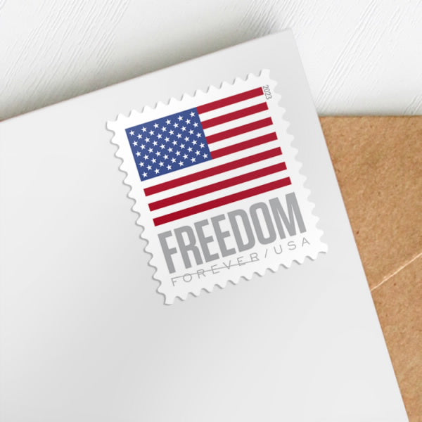 U.S. Flag 2023 Stamps, 1roll-100stamps