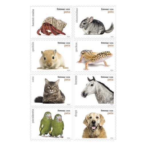 Pets Celebrate Animals 2016 Stamps