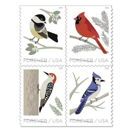 2018 Birds in Winter Stamps