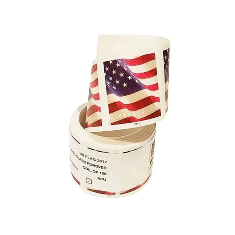 U.S. Flag 2017 Stamps, 1roll-100stamps