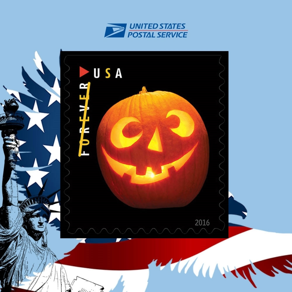 2016 Jack-O-Lantern Halloween Stamps