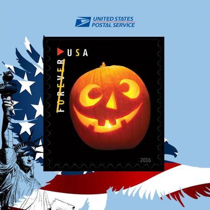 2016 Jack-O-Lantern Halloween Stamps