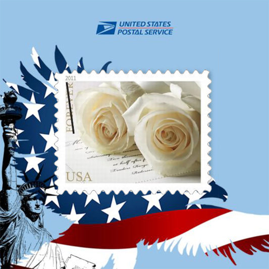 2011 US First-Class Forever Stamp – Wedding Roses