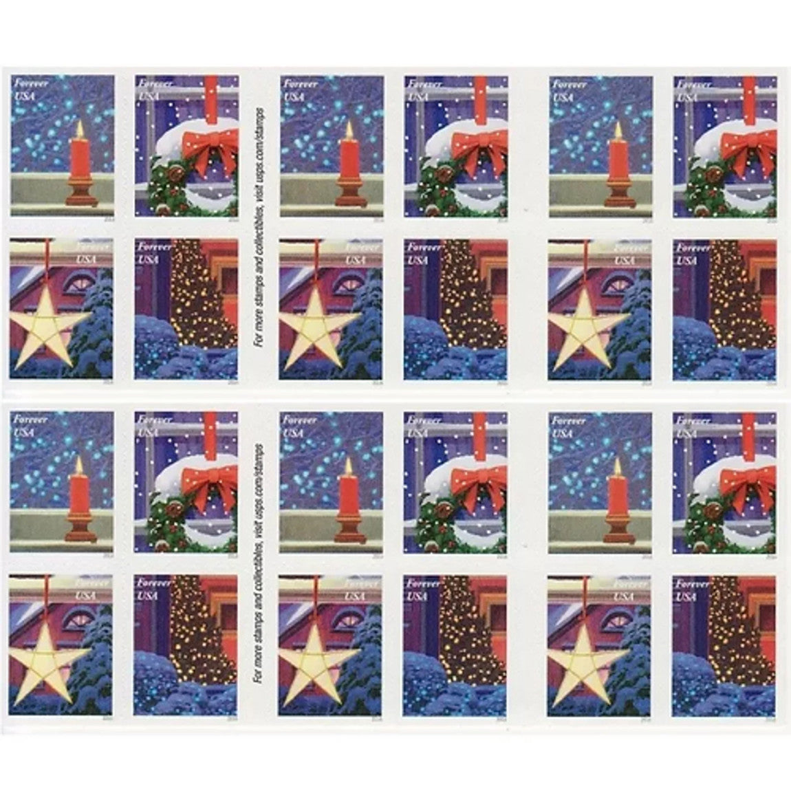 Holiday Windows 2016 Christmas Stamps