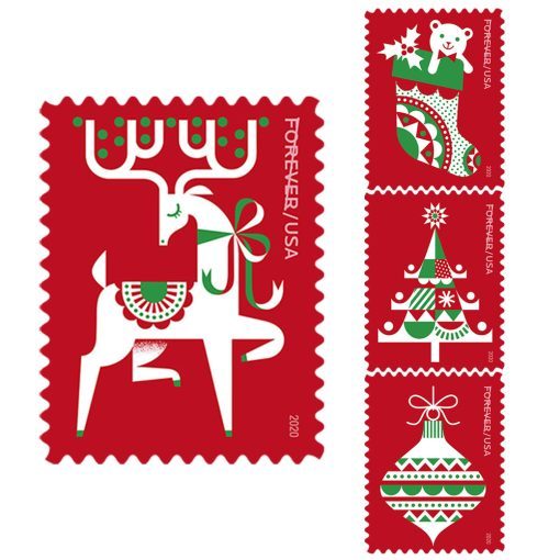 Holiday Delights 2020 Christmas Stamps