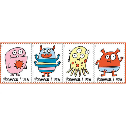 2021 Message Monsters Stamps