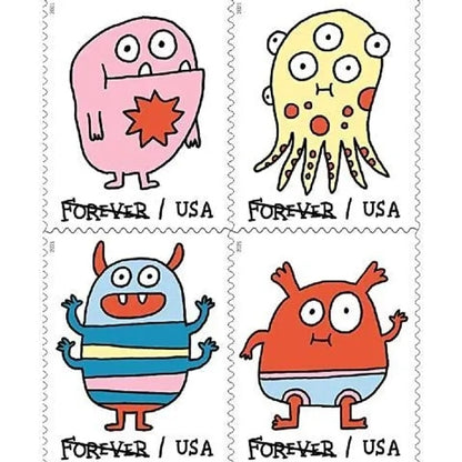 2021 Message Monsters Stamps