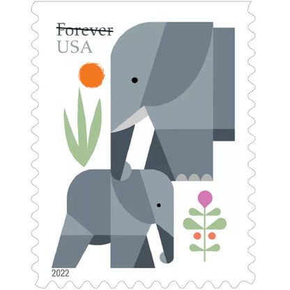Elephants 2022 Stamps