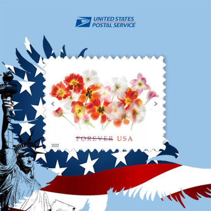 2022 US Forever First-Class Postage Tulips Stamps