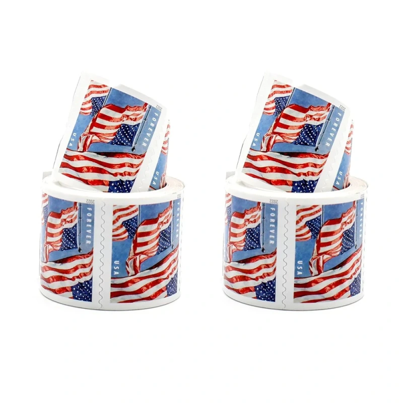U.S. Flag 2022 Stamps, 1roll-100stamps