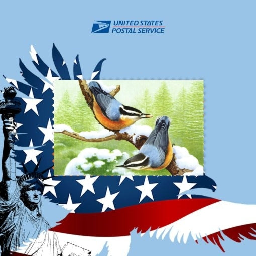 2016 SONGBIRDS IN SNOW Stamps