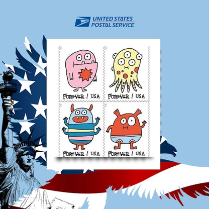 2021 Message Monsters Stamps