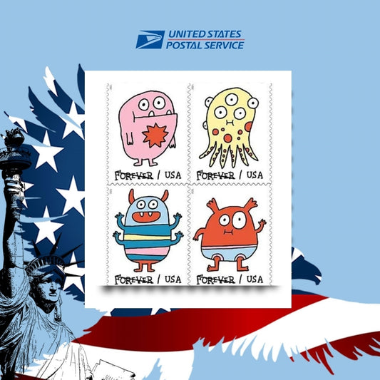 2021 Message Monsters Stamps