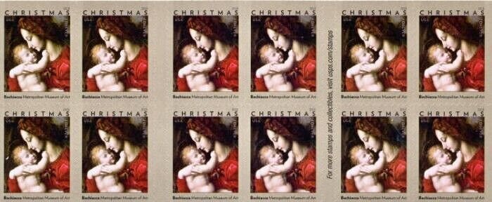 2018 Christmas Madonna and Child Stamps