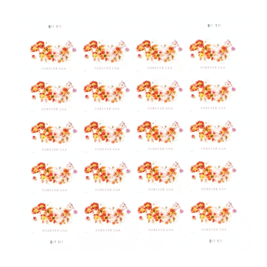 2022 US Forever First-Class Postage Tulips Stamps