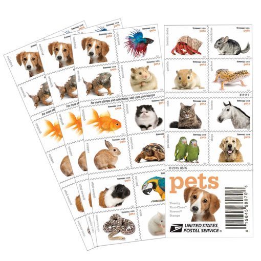 Pets Celebrate Animals 2016 Stamps