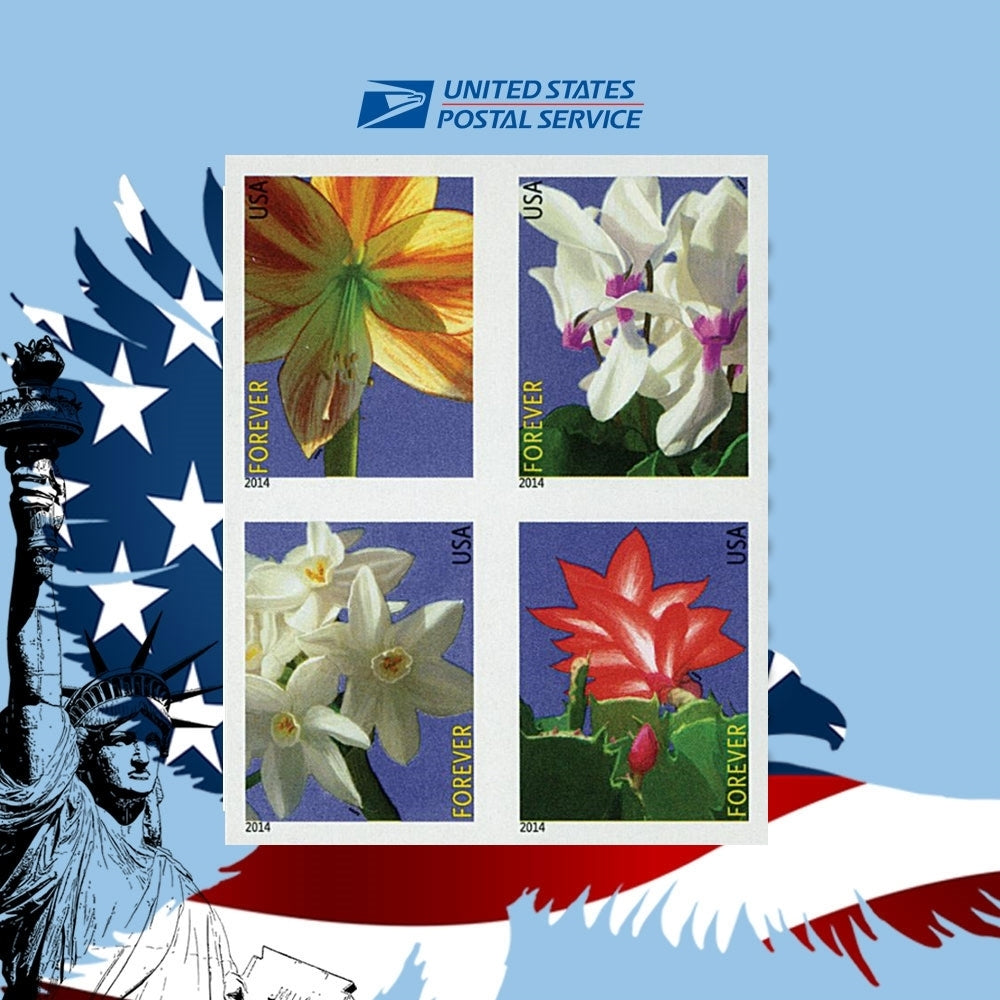 2014 Winter Flowers Stamps